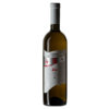 Fľaša gruzínskeho bieleho vína KISI zo Saakashvili's Cellar s modernou striebornou etiketou a vínovou zátkou
