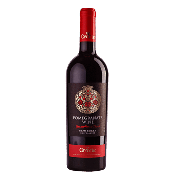 Grante Granátové víno Premium polosladké – 0,75 l