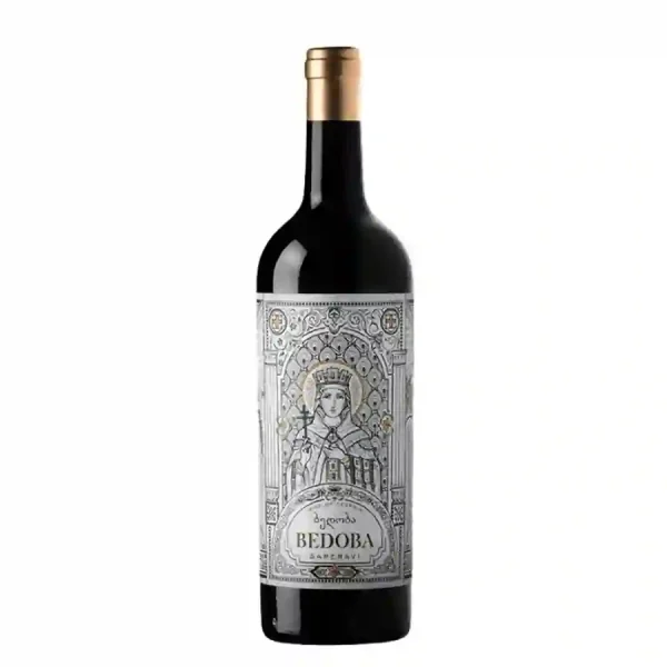 Bedoba Saperavi cervene vino z Gruzínska.