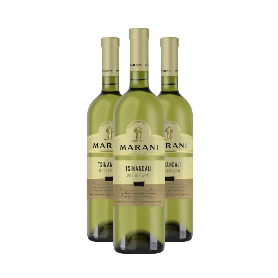 3x Marani TSINANDALI biele suché víno