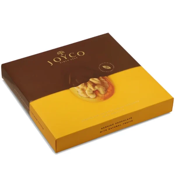 Balení sušených meruněk v čokoládě s vlašskými ořechy Joyco 150g